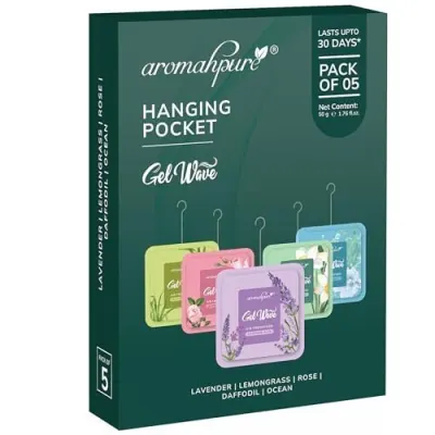 Aromahpure Gel Wave Bathroom Freshener | Assorted 50g (10g e at ₹179