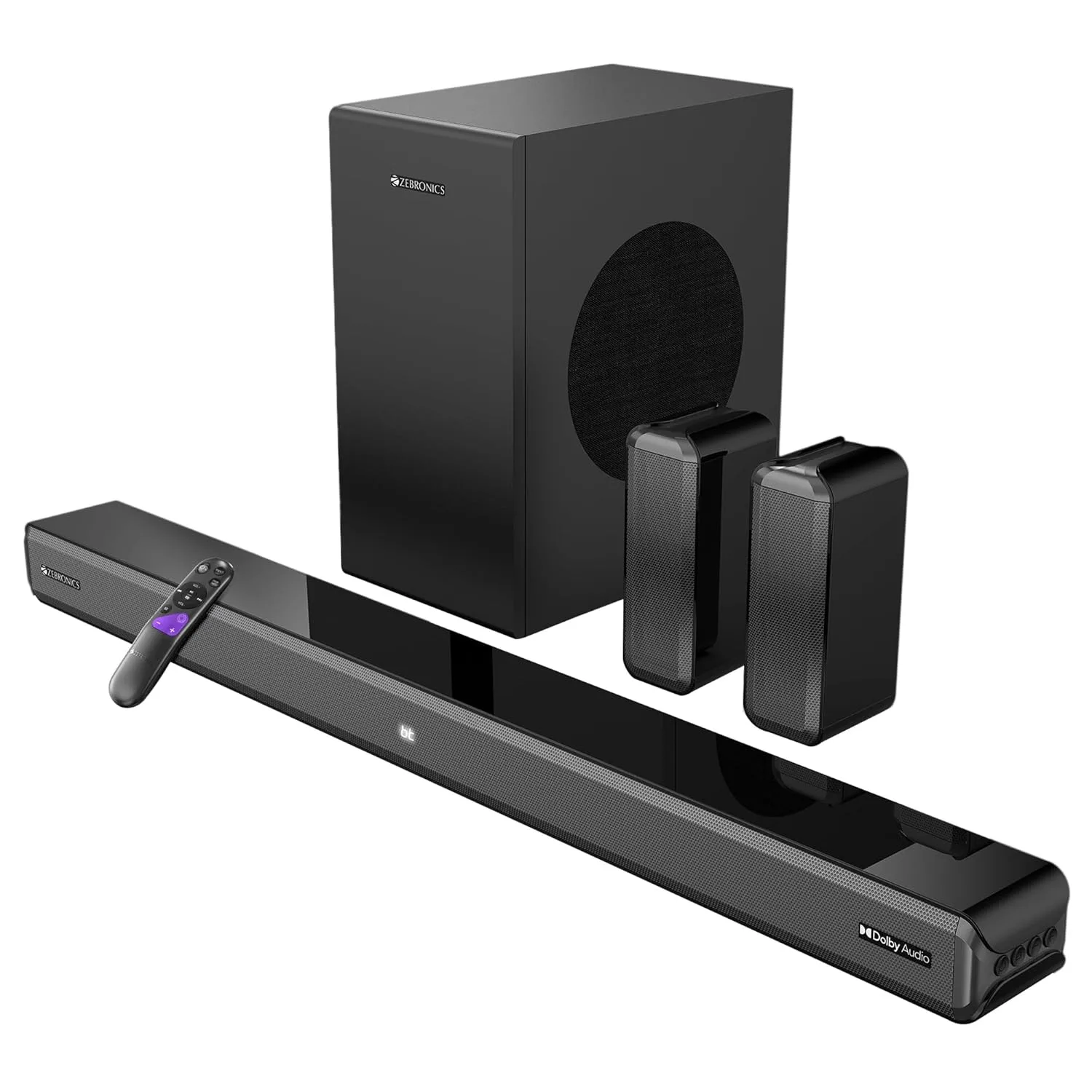 ZEBRONICS Juke Bar 9510WS PRO Dolby 5.1 CH Wired Speaker, 600W Dolby Audio at ₹7,650