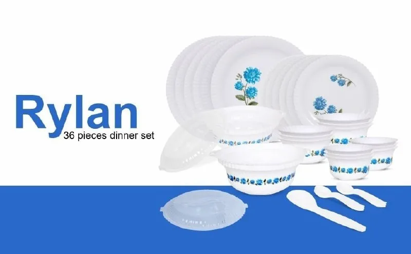 Dinner Set | 36 Pieces for Family of 6 at ₹1,074