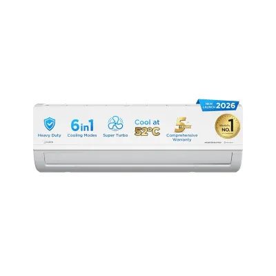 Midea 1.5 Ton 5 Star Inverter Split AC at ₹37,990