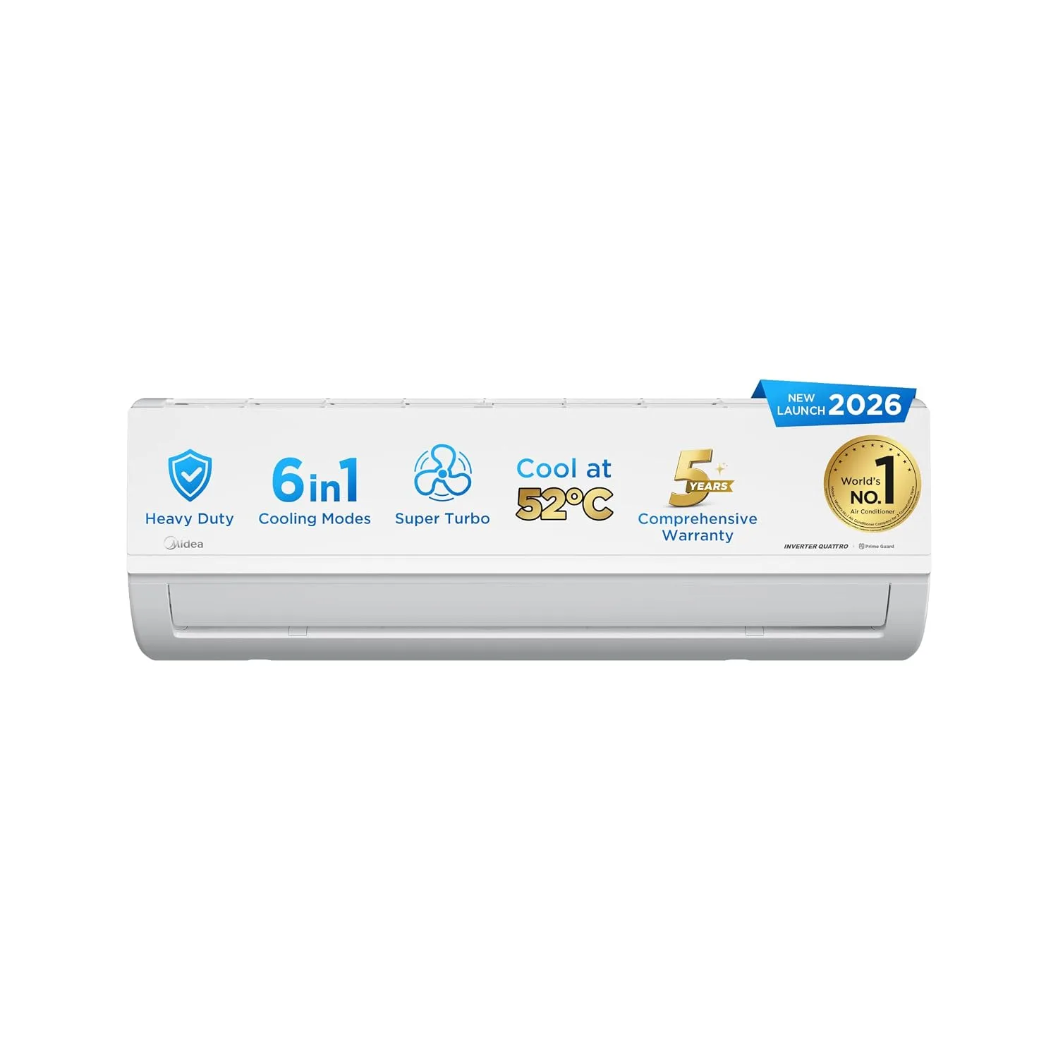 Midea 1.5 Ton 5 Star Inverter Split AC at ₹37,990