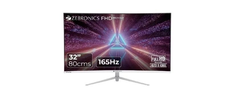 ZEBRONICS AC32FHD LED, Gaming Monitor, 32 inch (81.28cm) at ₹14,999