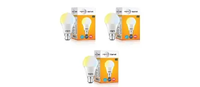 wipro Garnet 9W CCT 3-in-1 LED Bulb Pack of 3 LED at ₹315
