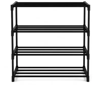 Plastic Shoe Rack 4-Tier at ₹259