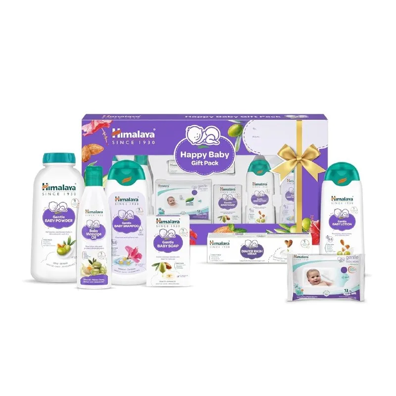 Himalaya Happy Baby Gift Pack 7s with Newborn Baby Essentials at ₹379