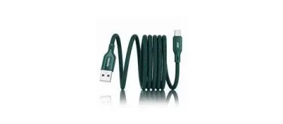 PHILIPS DLC4160AT/94 18W Type-A to Type-C Fast Charging Cable (2m, Crystal Teal) at ₹249