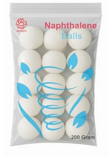 BENAVJI Naphthalene Balls | 200g | 200 Gms X 1 Packs | Insec at ₹59