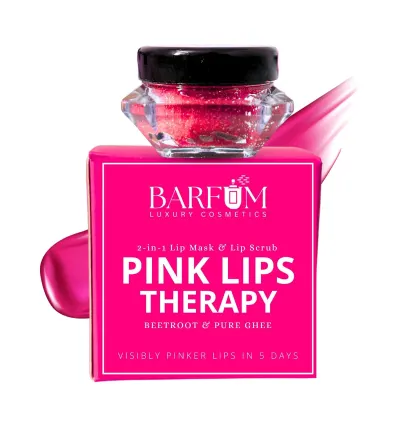 Pink Lips Therapy: 2-in-1 Lip Balm & Exfoliating Scrub at ₹25