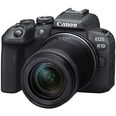 Canon EOS R10 24.2MP RF-S18-150 F/3.5-6.3 IS STM Mirrorless Camera (APS-C Sendor, 4K UHD Video) for Wedding & Content Creators - Black at ₹97,990