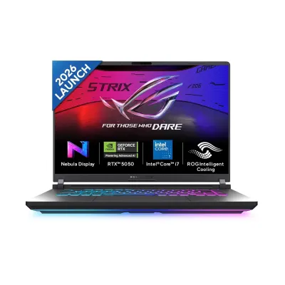 ASUS ROG Strix G16 (2026) — 16GB RAM | RTX 5050 | 1TB SSD at ₹2,19,990