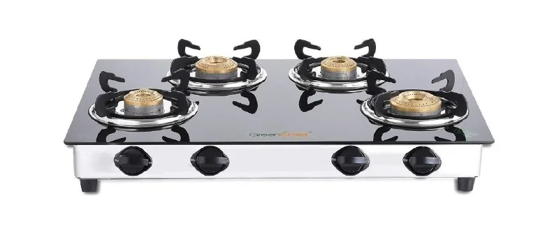 Greenchef NEXA 4 Burner Glass top Gas stove at ₹2,801