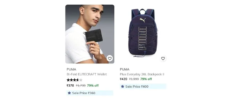 Upto 80% Off On Puma