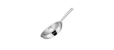 Lifelong Tri Ply Fry Pan - 22 cm Stainless Steel Frying Pan with 1.25 Litre at ₹449