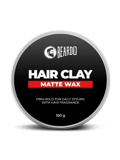 Beardo Hair Clay Wax for Men, 100 gm | Hair Clay for men | Styling Wax | Volumizing | Strong Hold | Restylable |Matte Finish | Easy to Wash  at ₹121