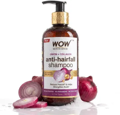 WOW SKIN SCIENCE Onion & Collagen Anti-Hairfall Shampoo at ₹164