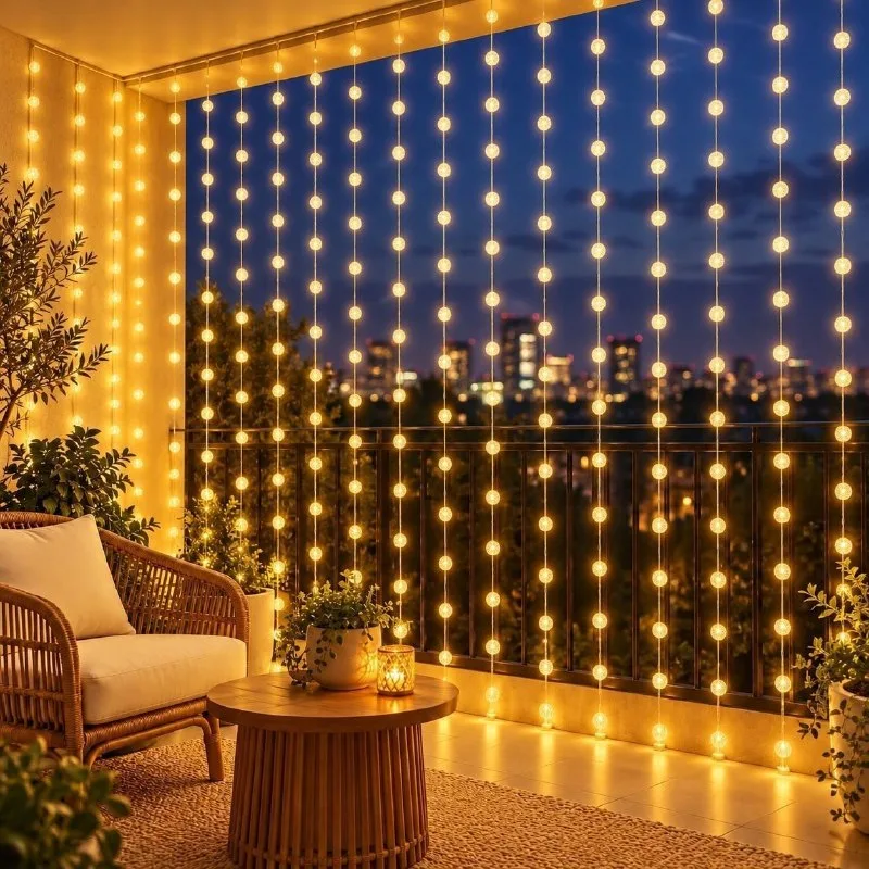 Desidiya® 80 Crystal Ball Diwali Lights for Decoration for Home Warm at ₹599