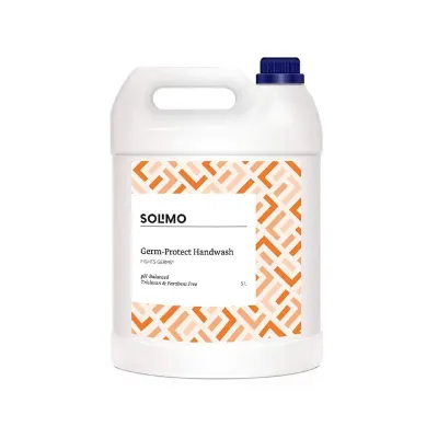 Amazon Brand - Solimo Handwash Liquid Refill Can | 5 Litre at ₹359