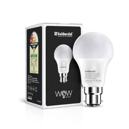 Goldmedal WOW 9W B22 Base LED Bulb For Home & Office at ₹45