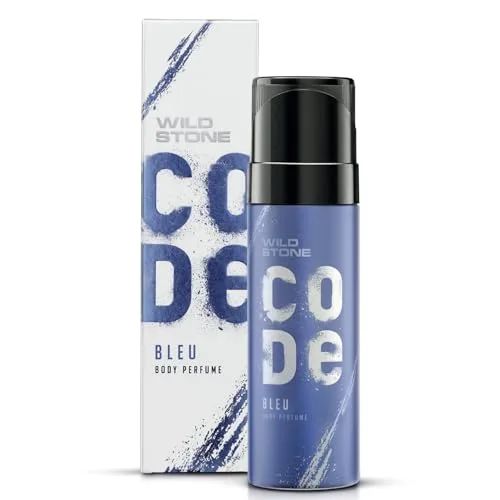 WILD STONE CODE Bleu Body Spray Perfume for Men, 150 ml | No Gas Deo | Long-Lasting Luxurious Fragrance | Best Suited for Casual Occasions | at ₹175
