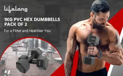 Lifelong Daily Dumbbell - 2kg at ₹154