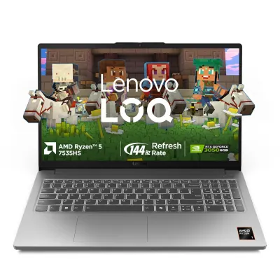 Lenovo LOQ Essential AMD Ryzen 5 NVIDIA RTX 3050 6GB (16GB RAM/512GB SSD) Gaming Laptop At ₹ at ₹82,240