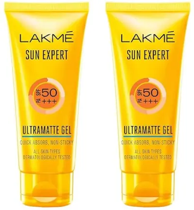 LAKMÉ Sun Expert Spf 50 Gel For All Skin Types, 50 G (Pack Of 2) at ₹260