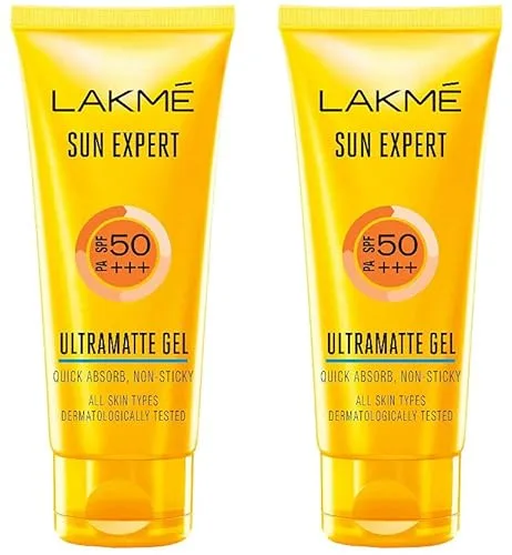LAKMÉ Sun Expert Spf 50 Gel For All Skin Types, 50 G (Pack Of 2) at ₹260