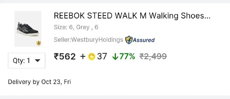 Reebok Shoes from ₹562
