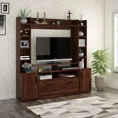 HomeTown Antwerp Full Height Tv Unit in Sheesham Colour at ₹23,342