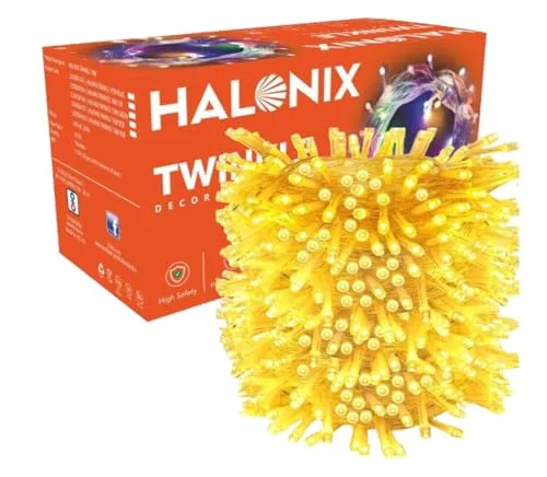 Halonix Twinkle 32 Feet Yellow 46 LED Decorative Light | Diw at ₹78