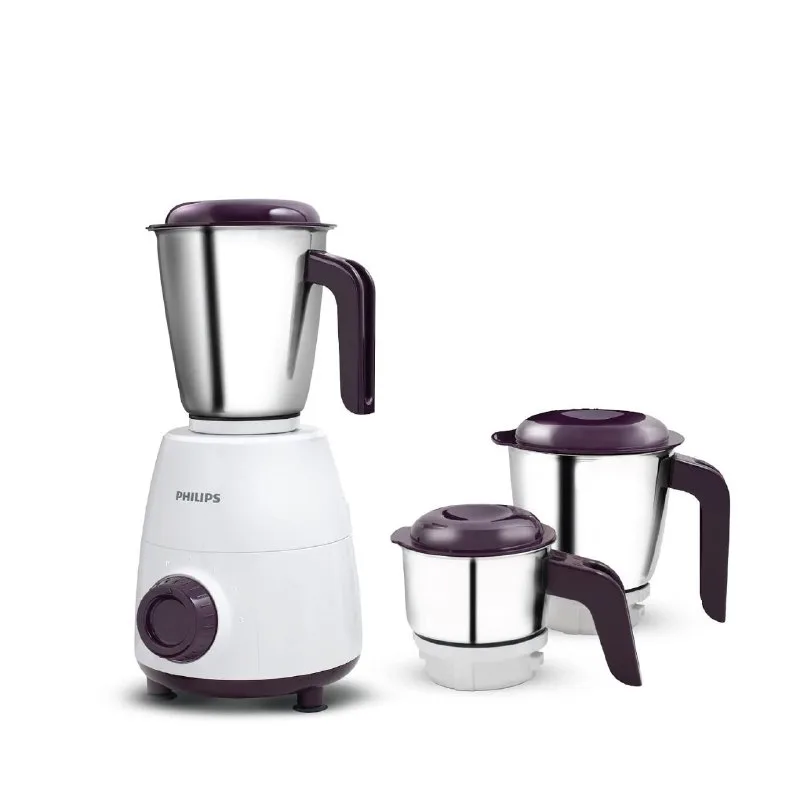 PHILIPS HL7505 500W Mixer Grinder (White and Purple) at ₹1,899