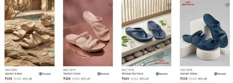 REDTAPE Slides from ₹256