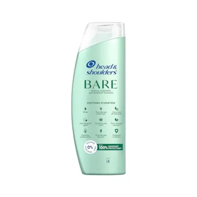 Head & Shoulders BARE Anti-Dandruff Shampoo, Soothing Hydration, Sulfate-Free, Silicone-Free, Dye-Free, Gentle shampoo, 400ml at ₹266