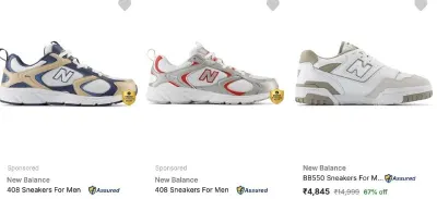 Minimum 60% OFF On New Balance Shoes