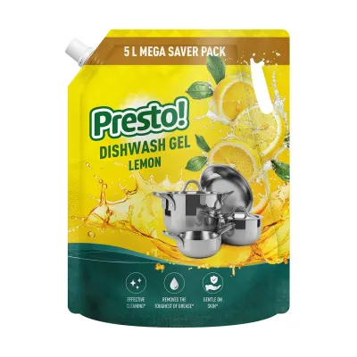 Presto! Dishwash Gel, 5L at 419 + Coupon