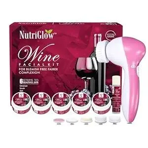 [Apply 5% Coupon] NutriGlow Wine Facial Kit for Women at ₹297