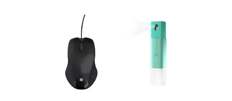 Portronics Toad 101 Wired Optical Mouse with 1200 at ₹197