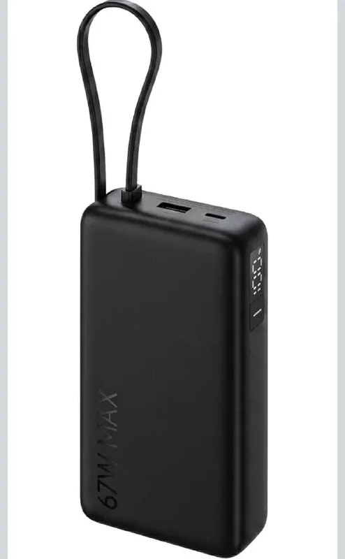 Xiaomi Power Bank 5i 20000mAh 67W Turbo Charging PD 3.0 & PPS|in-Built Cable|12 Layer Protection at ₹2,880
