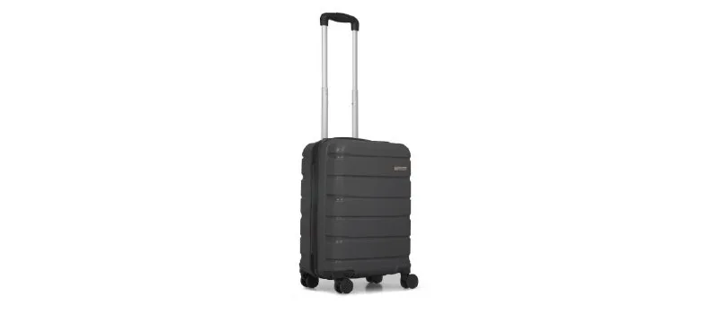 TEAKWOOD LEATHERS Unisex 8 Wheels Trolley Bag at ₹859