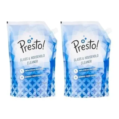 Amazon Brand - Presto! Glass & Household Cleaner | 2 Litre R at ₹229