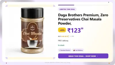 Chai Masala Powder (40 g) at ₹123