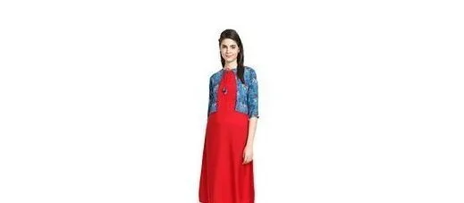 90% off : A.L.C. ALC Creation Women's Crepe a-line Kurta At ₹₹169