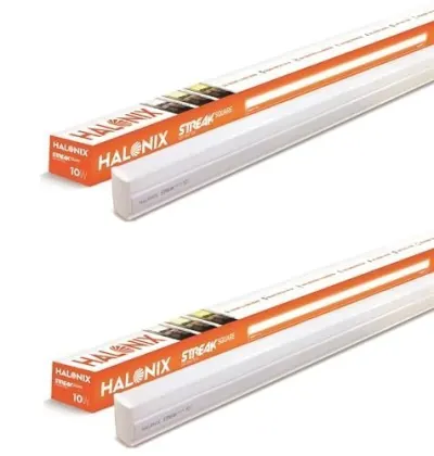 Halonix 10W LED Batten/Led Tubelight | 2-ft Tubelight for Living Room & Bedroom | Cool day light | Pack 2 at ₹249