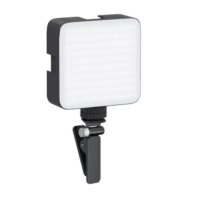 Camera Video Light with Clip and 3 Cold Shoe Connector at ₹413