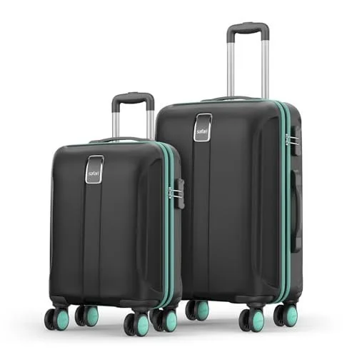 Safari Medium Thorium Neo 8 Wheels 55 and 66 Cm Small and Trolley Bags Hard Case Polycarbonate 360 Degree Wheeling System Luggage, Trolley B at ₹3,399