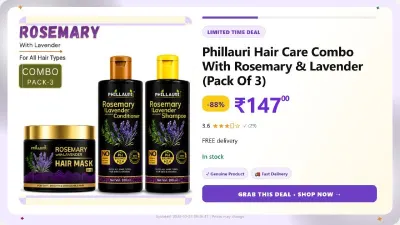 Phillauri Hair Care Combo at ₹147