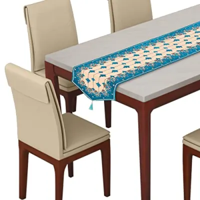 Solimo Velvet Table Runner - Red at ₹305