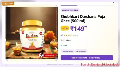 Pooja Ghee (500ml) at ₹149