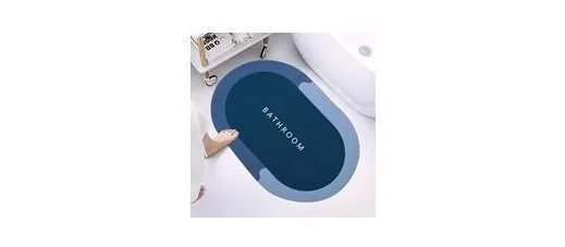 Cortina Pack of 1 Quick Dry Water Absorbing Rectangular Silicon Floor Mat | Anti-Skid & Non-Slip Cushion Doormat for Home, Kitchen, Office,  at ₹99