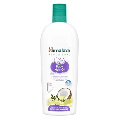 Himalaya Baby Hair Oil 200ml|Nourishes scalp naturally|Healthy hair growth at ₹146